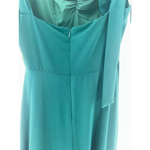 Women's Alexia Admor Arya Sweetheart Tie Strap Maxi Dress In Green Size 4 - Picture 11 of 12